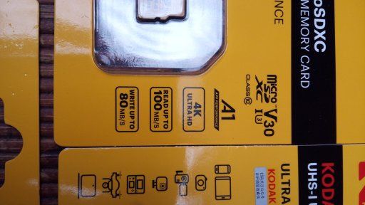 Карти памет 4к Kodak 128 GB