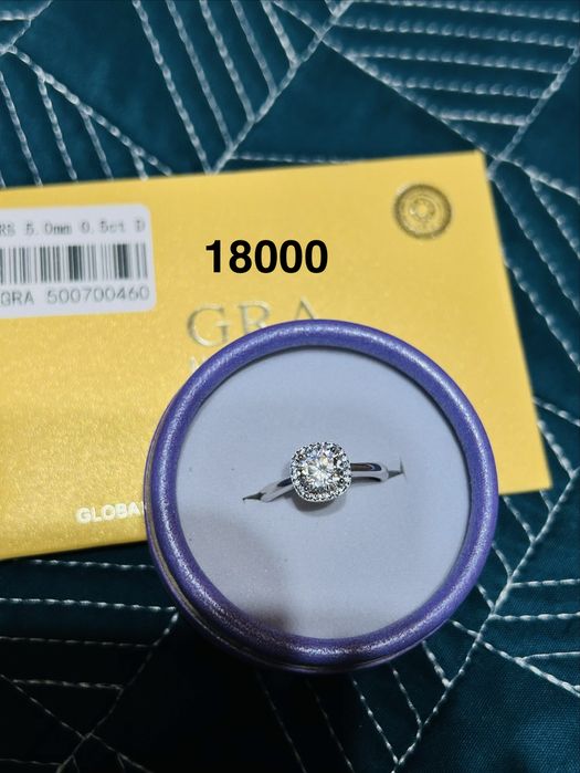 Серебро с муассанитами