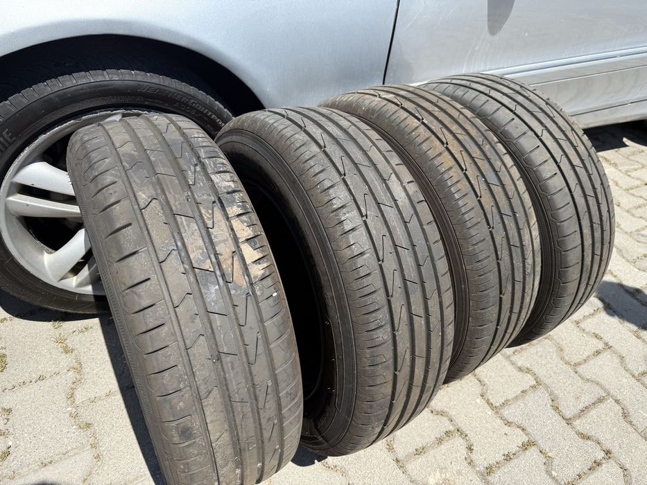 4 бр. джанти Hyundai kia с гуми HANKOOK 195/65/15 dot 22г Почети НОВИ