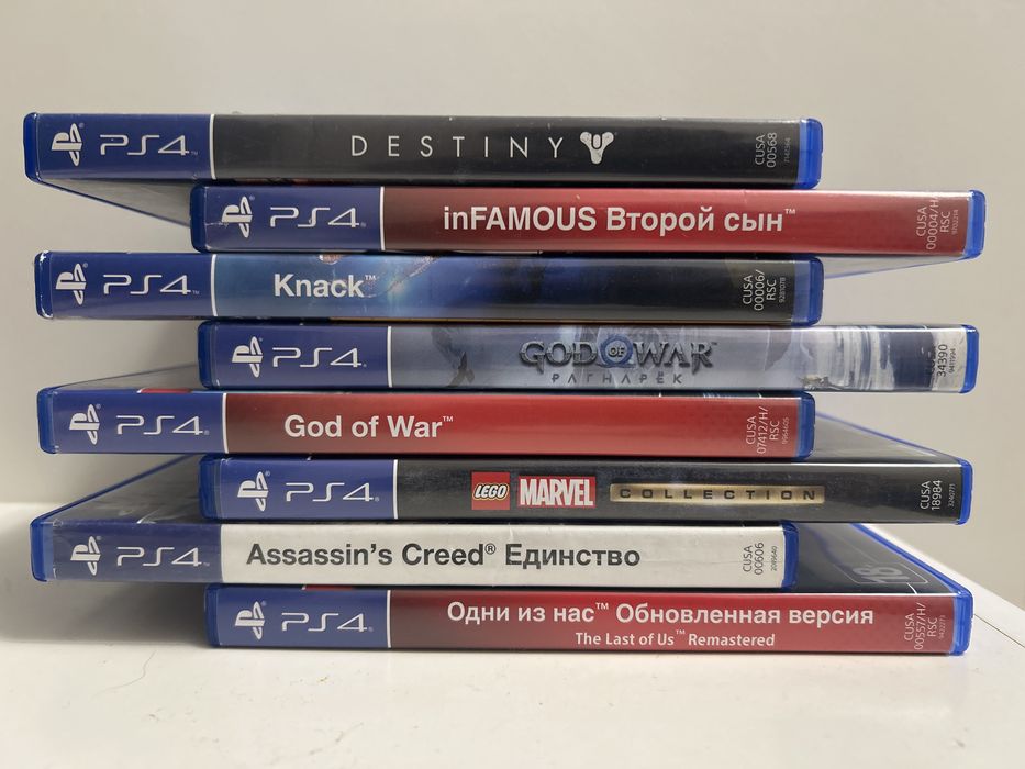 Диски на PS4