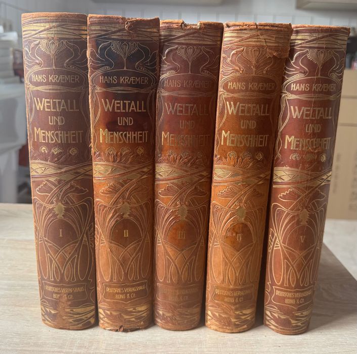 Serie Completa Enciclopedie de lux ,Weltall und Menschheit'' (universul si omenirea) 1902