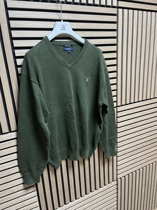 GANT - Premium Cotton V Neck Pull - размер ХЛ / Оригинал