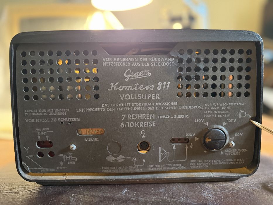 Radio Graetz Komtess 811 (1959-1960) Restaurat Electric
