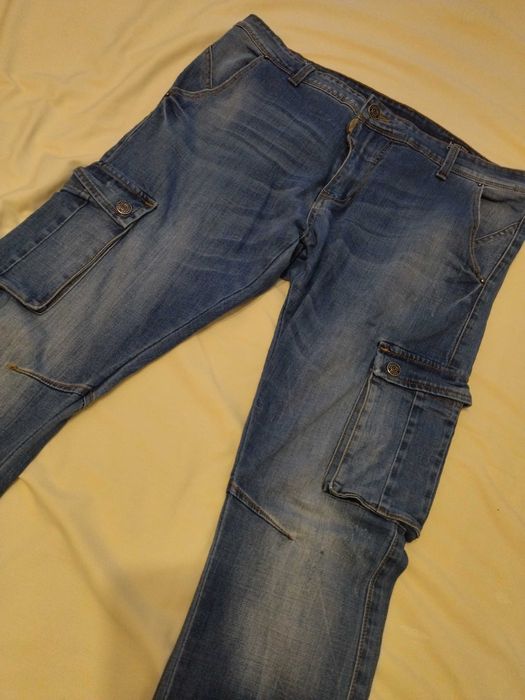 Pantaloni lungi barbati blugi Denim originali