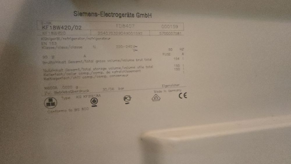 Охладител за вино Siemens