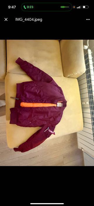 Alpha Industries VF 59 Maroon Яке