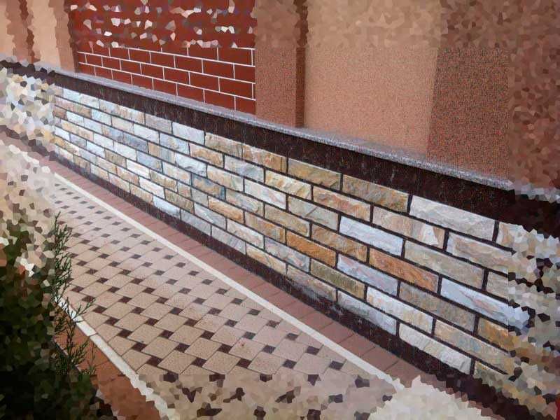 Укладка кафеля и отделька камнем (корка гранит) качественно