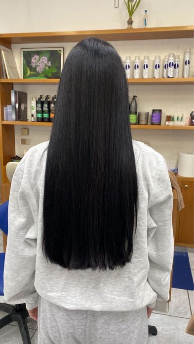 Естествена коса/ екстеншъни