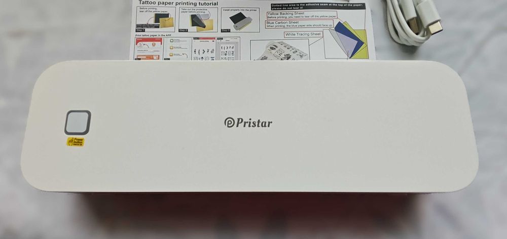 Портативен А4 Термален Принтер Bluetooth Съвместим с iOS/Android/Татус