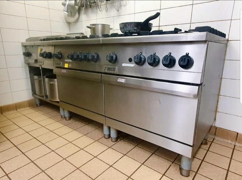 Insulă de bucătărie profesională Zanussi cu alimentație cu gas