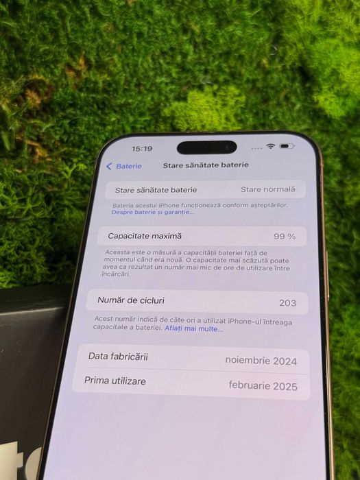 iPhone 16 Pro Max Desert Titanium 256GB 99% Baterie #8038