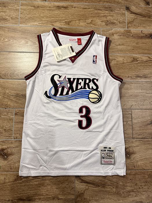 Maillot NBA Allen Iverson Sixers 2000-01 – Mitchell & Ness, Taille L
