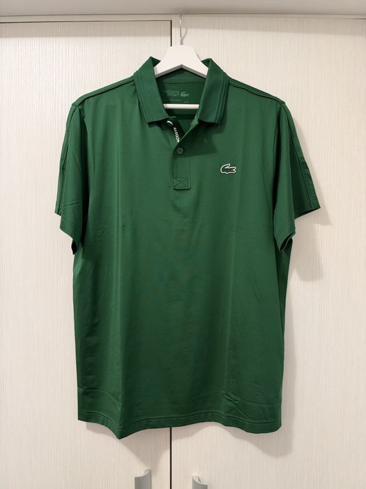 Tricou polo Lacoste Sport Ultra Dry verde M