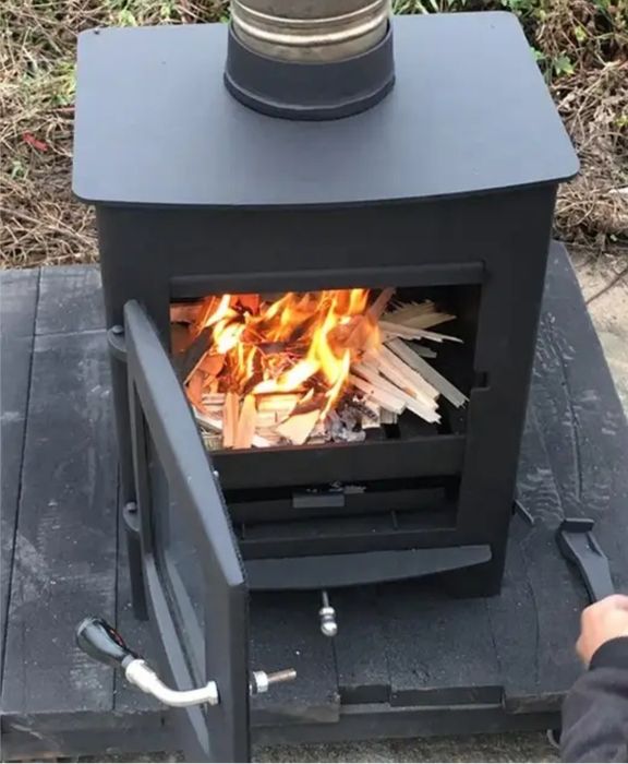 Печь буржуйка камин