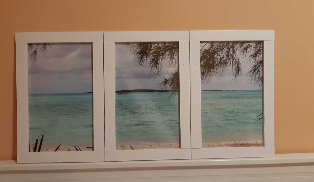 tablou unicat handmade fereastra falsa