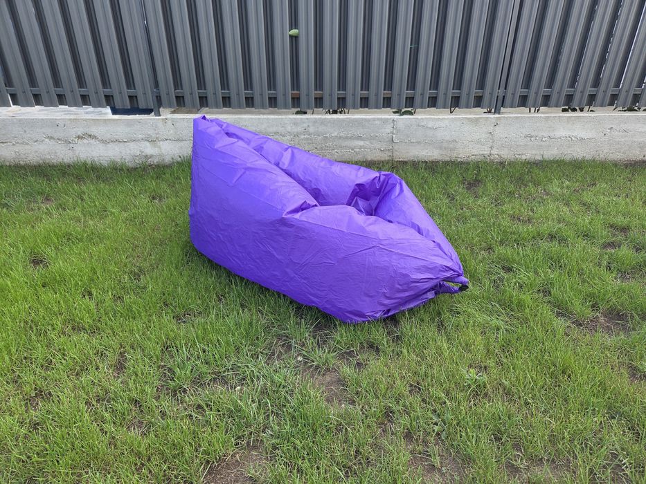 Sac gonflabil mov 190 cm lungime (plaja / gradina)