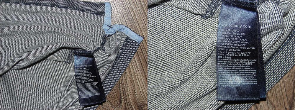 Tricou TOMMY HILFIGER, Marime S/Slim Fit, Bleumarin, Autentic/Original