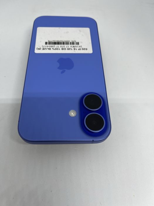 16 128 gb 100% blue