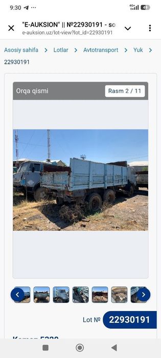 Kamaz sotiladi!!!