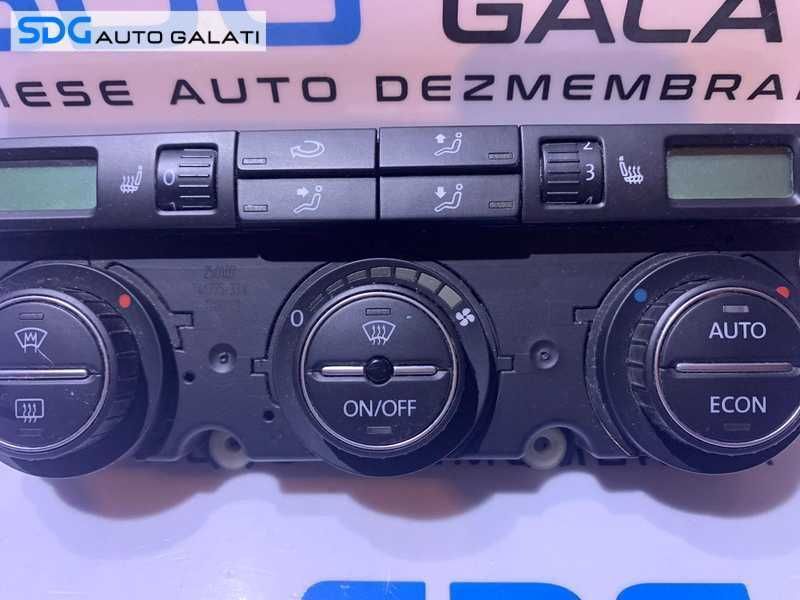 Panou Consola Comanda AC Clima Climatronic cu Incalzire in Scaune VW Passat B6 2005 - 2010 Cod 746775-33V 3C0907044AH