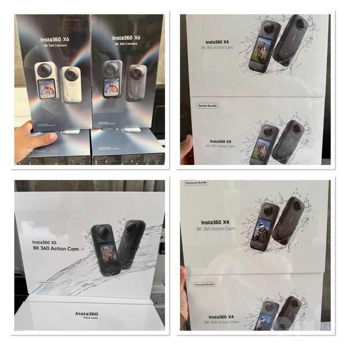Insta 360 X6 Combo.X5 combo. Insta 360 X4. Insta 360 X3. Go pro 13.