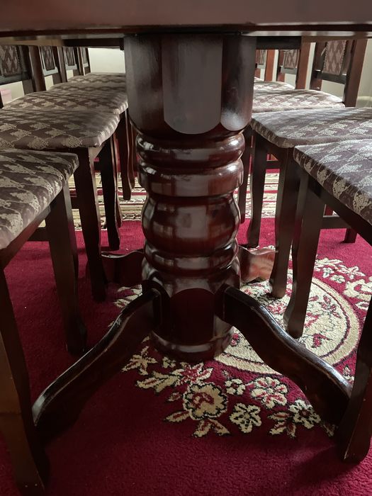 Большой гостевой стол +12стульев