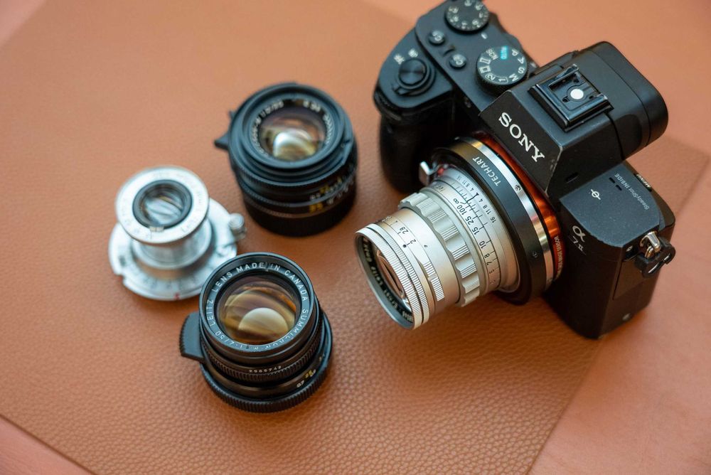 Автофокусен адаптер Techart LM-EA9 (Leica M към Sony E)