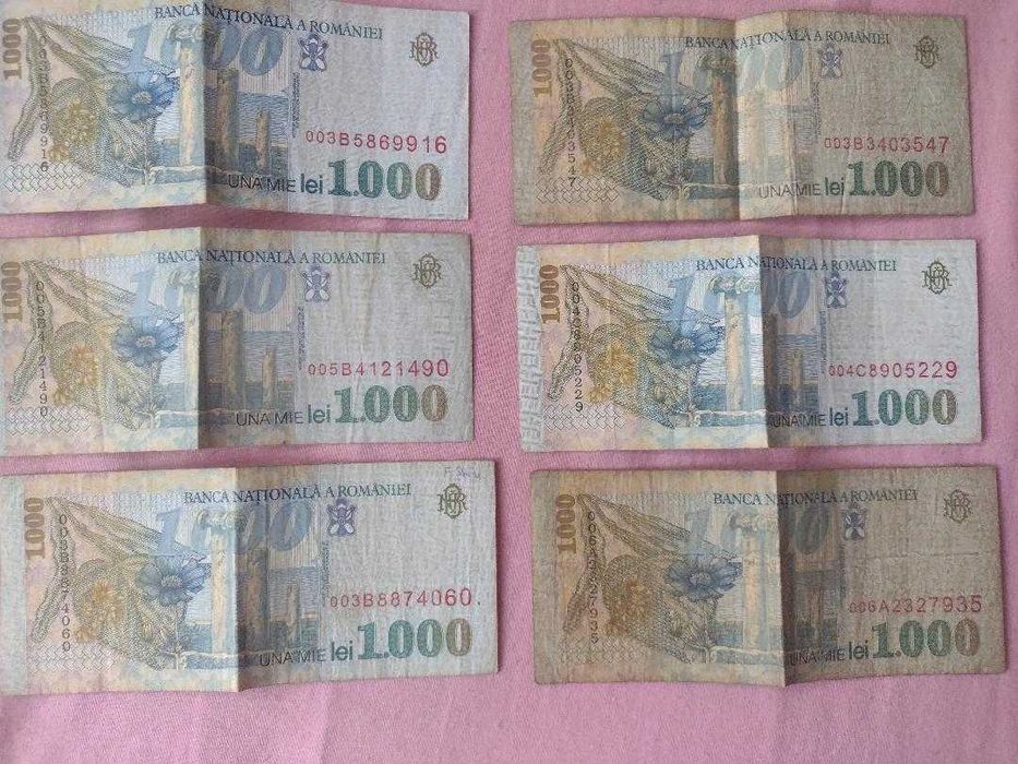 Bancnote vechi 500,1000,5000 lei