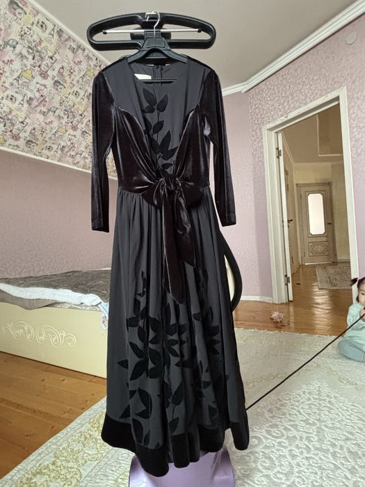 Платье бархат вечернее