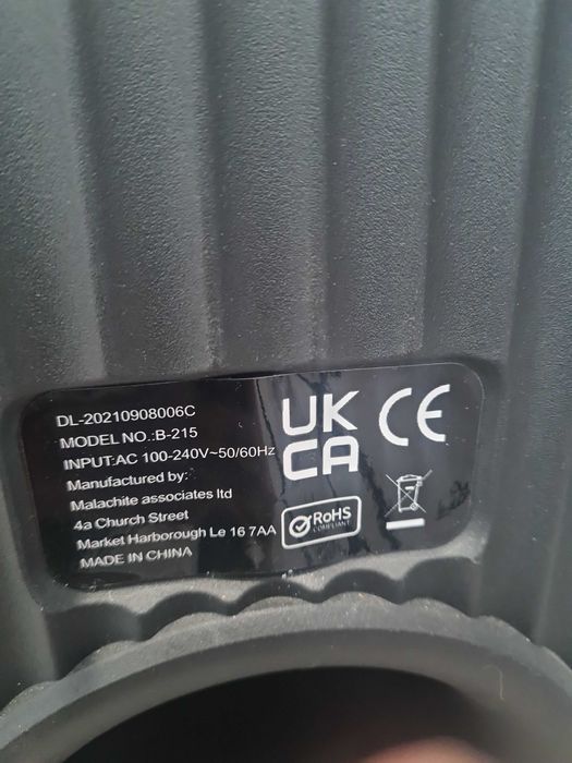 Boxa mare portabila cu lumini LED, model B-215