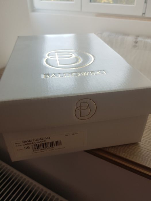 Pantofi Baldowski Dama 36 Burgundy