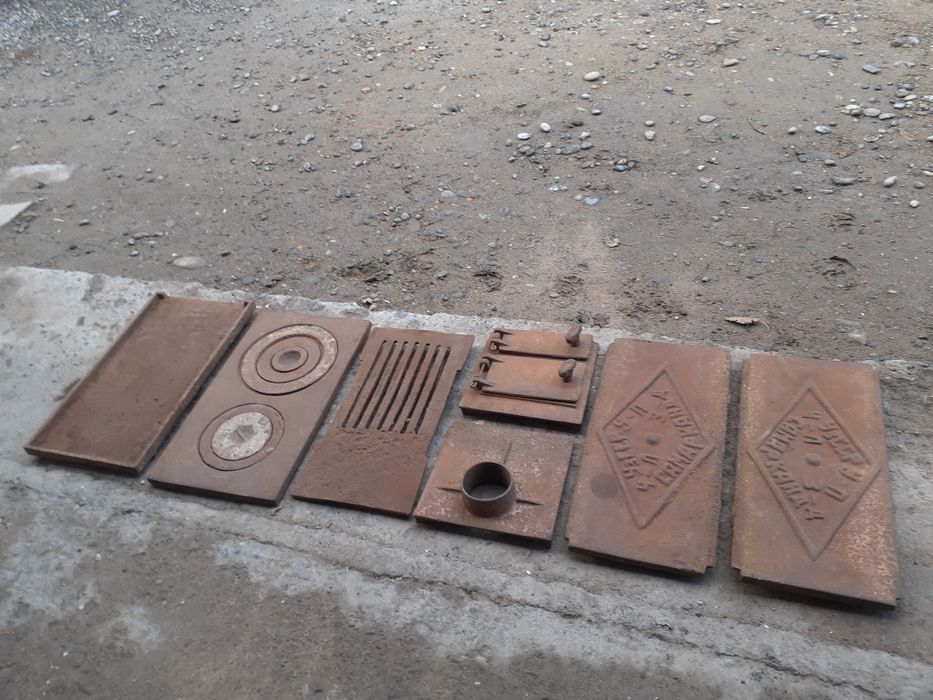 Чугунны разборный печь