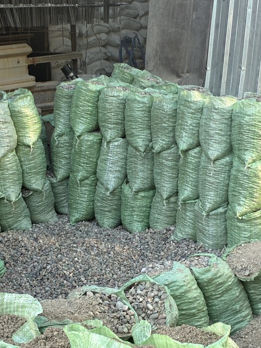 Шебень в мешках sheben гравий