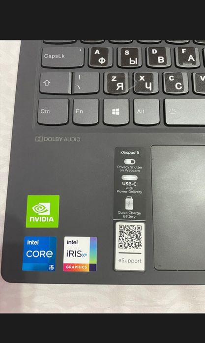 LENOVA ideapad 5
core i5 1135G7
Intel IRISx graphics: qushimchasiga vi
