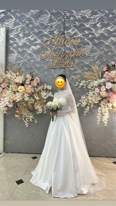 Свадебное платье на прокат всего за 60 тыс либо продам за 90 тыс