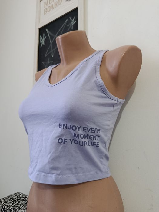 Bluza scurta top sport Buffalo Enjoy every moment of your life Xs-S