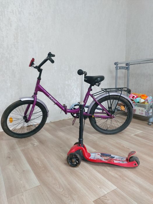 Велосипед, самокат