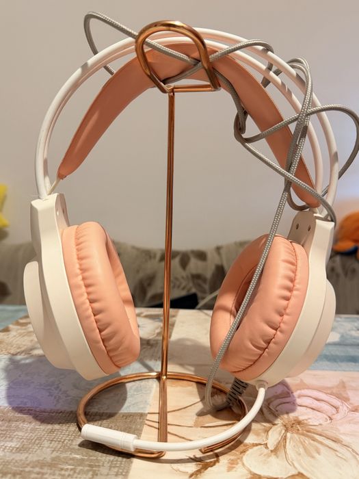 Слушалки с микрофон(светещи)