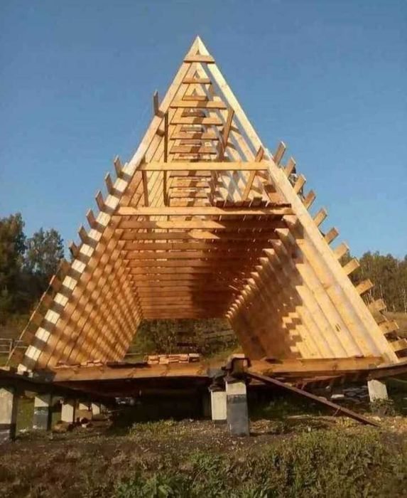 Vand casa modulara tip A pe structura metalica sau lemn, 8x11m