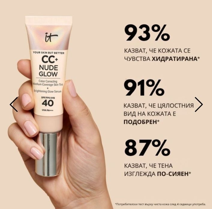 Фондютен на IT cosmetics за твоето ежедневие