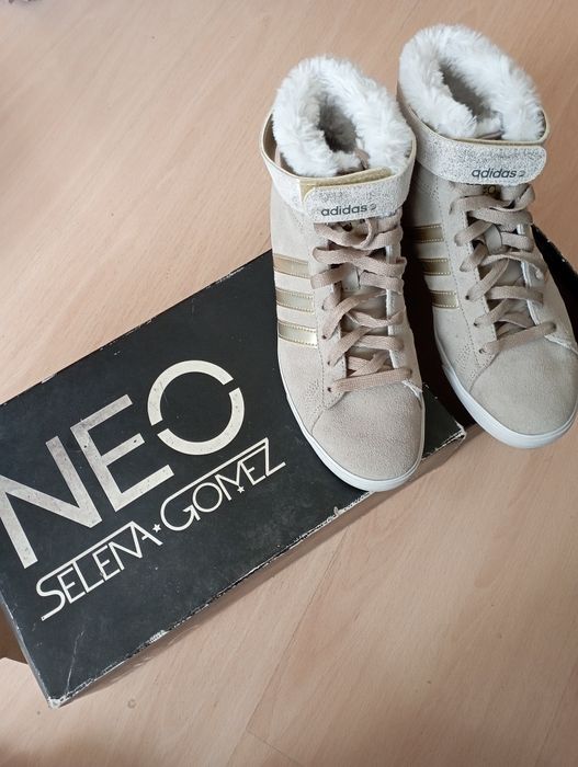 Нови дамски сникърси естествен велур AdidasNEO Selena Gomez collection