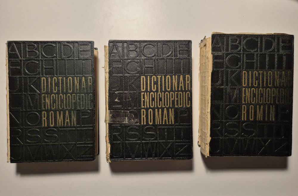 DICTIONAR Enciclopedic Roman, 4 volume, Editura Politică 1962