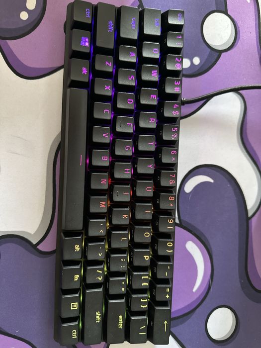 Клавиатура Razer - Huntsman Mini, Optical Purple