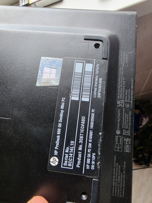 Vand mini pc HP Prodesk 600 g6