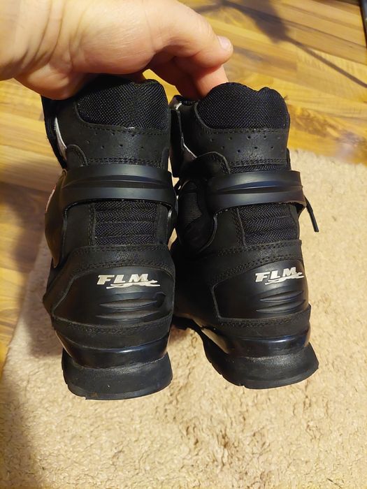 Ghete moto Polo FLM,piele naturala ,stare buna,marime 43