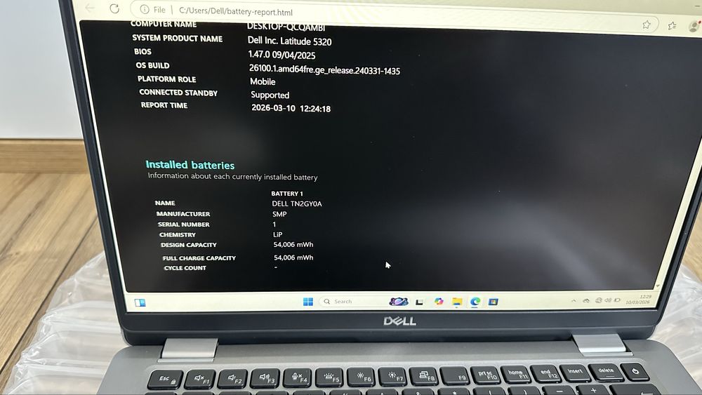 Лаптоп Dell Latitude 5320 FHD 13.3” Intel i5-1145G7 16GB RAM 256GB SSD