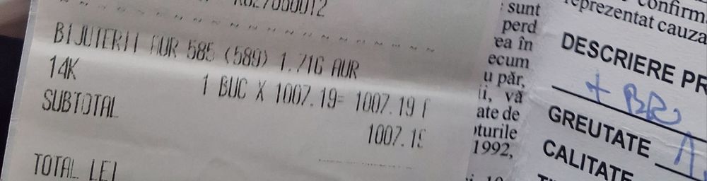 Brățară aur 14k nouă "Copacul vieții "