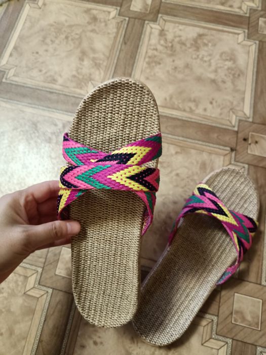 Тапочки домашние из текстиля