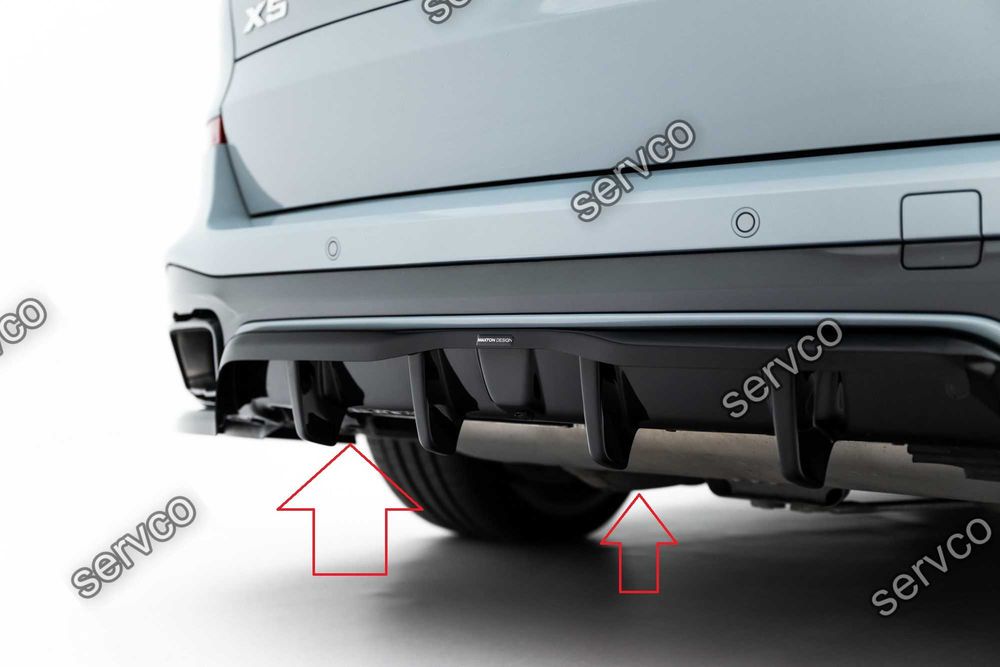 Pachet Set Splitter Exterior Lip Prelungiri Body kit tuning Bmw X5 G05 M-Pachet Facelift 2023- v7 - Maxton Design