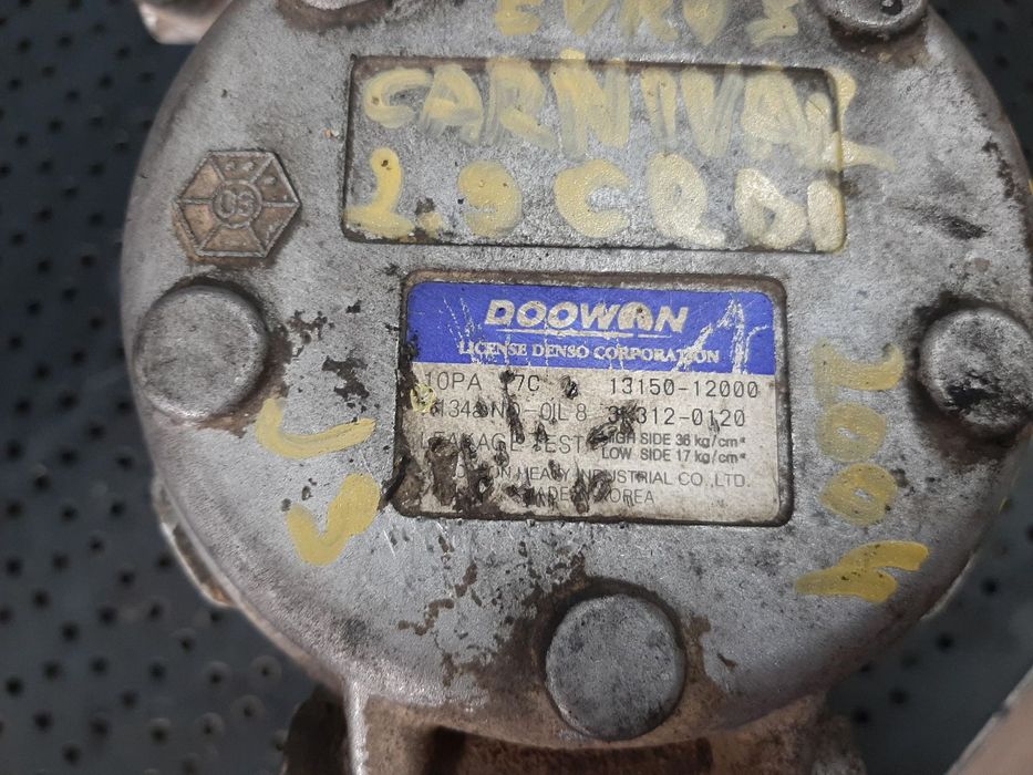 compresor clima ac kia carnival 2.9 crdi j3 144cp 2001-2006  13150-12000